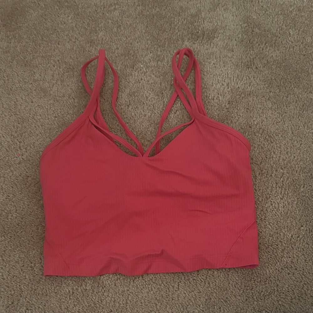 lululemon athletica Red Tank Top